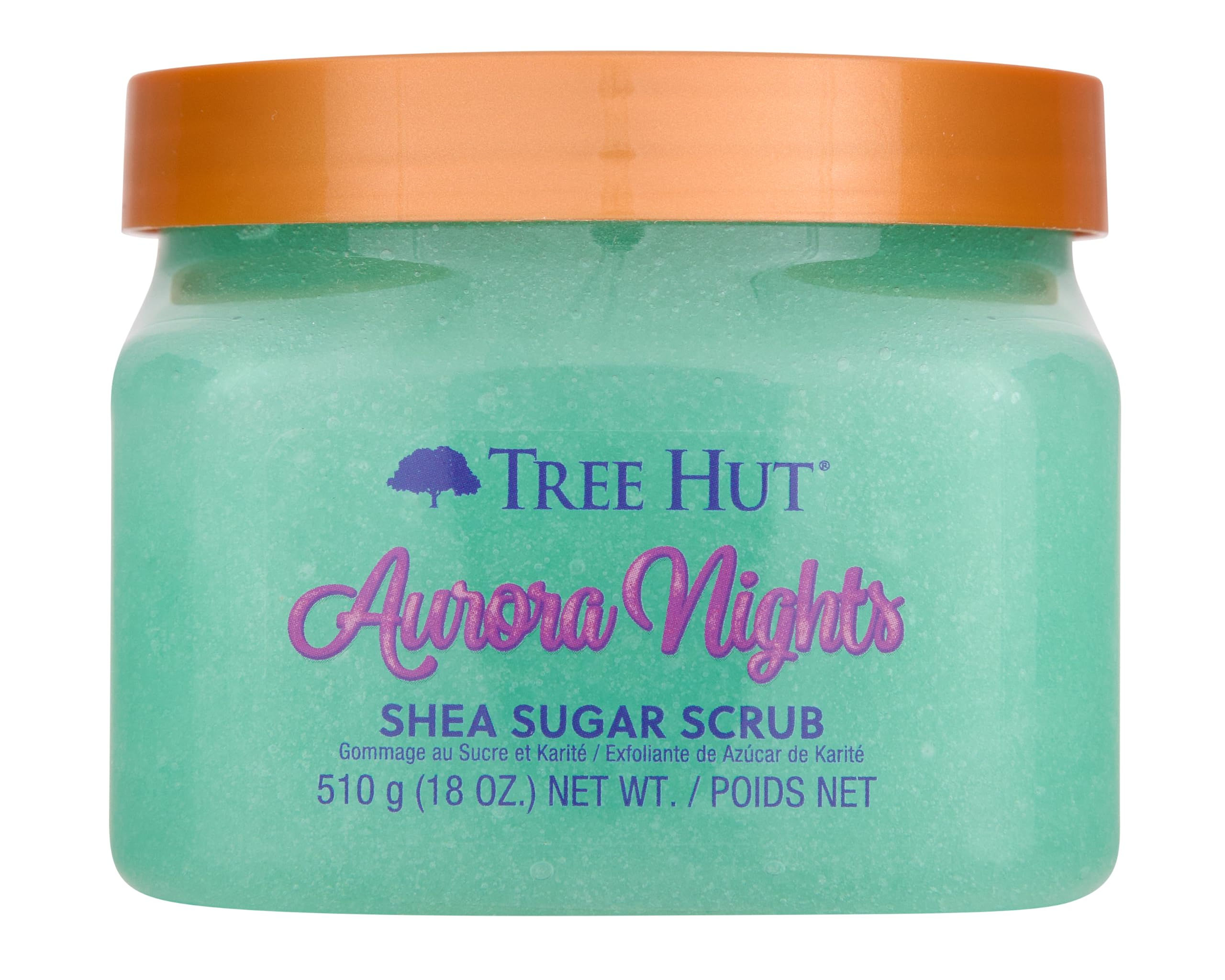 Tree Hut Aurora Nights Shea Sugar Scrub | Exfoliating Body Scrub Removes Dead Dr
