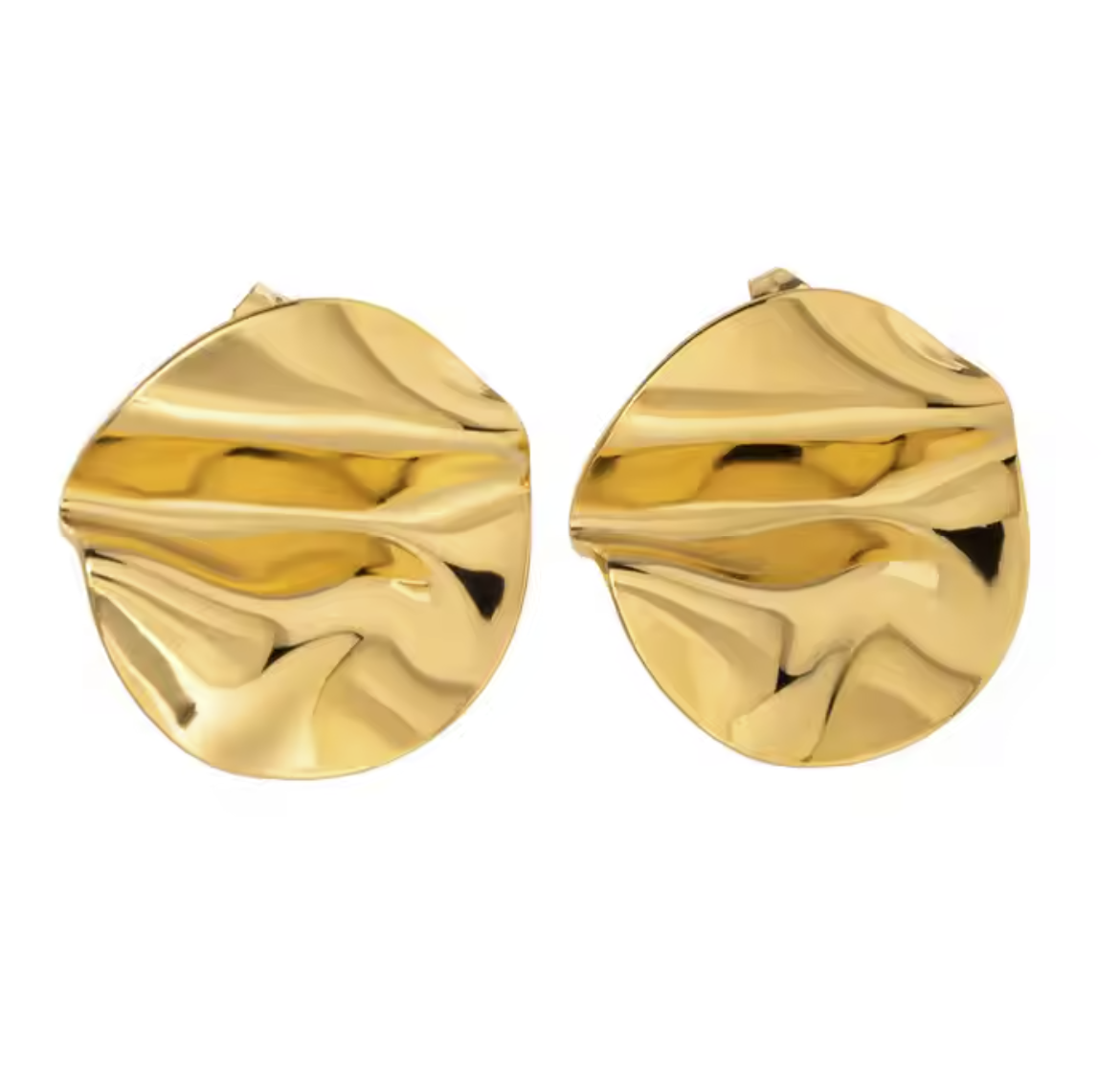 gold earrings