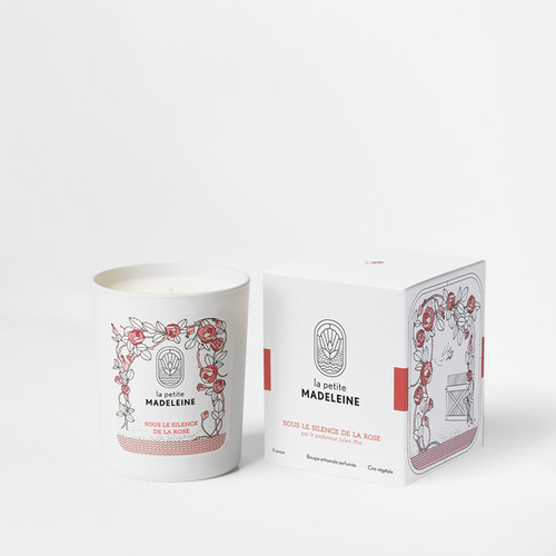 Bougie Sous le Silence de la Rose La Petite Madeleine 180g