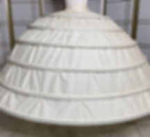 Jumbo 5 ring Crinolina Petticoat for Larger Quinceañeras dresses