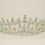 Thumbnail: Silver and Baby Blue Quinceanera Crown,Wedding Crown, Corona de Quince