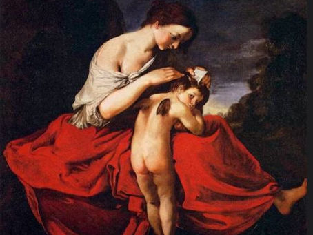 Venere che pettina Amore, Giovanni da Sangiovanni