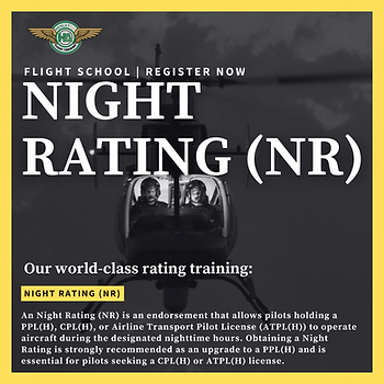 night rating helicopter NR(H) training in a robison r44 by henley air flight school