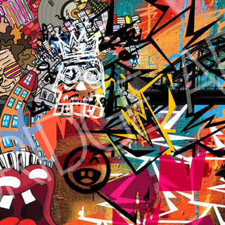Bridge Art in house designed artwork for graffiti