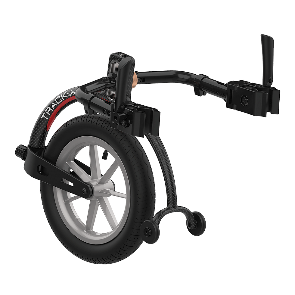 Ultralight Carbon Fiber Wheelchair Attachment