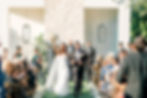 Outdoor wedding ceremony planned and designed by Lily in June at The Arlo in Austin, TX