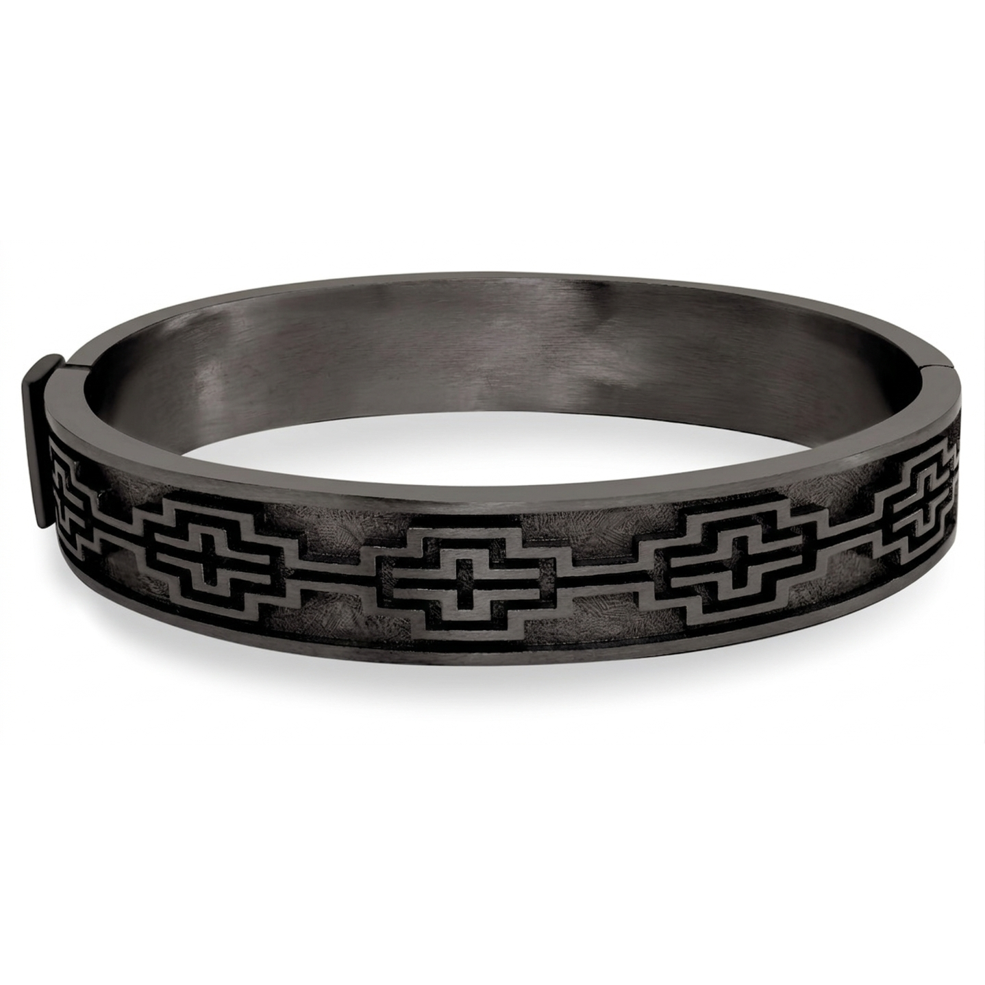 Santiago Polo Cuff in Dark Graphite