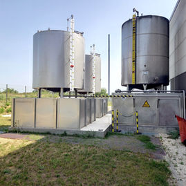 Cuve de stockage en inox pour la parfumerie, fournisseur dans l'Hérault