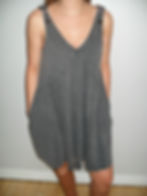 Thumbnail: V Neck Buckle Babydoll Dress