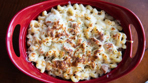 Spicy Sausage Alfredo Bake