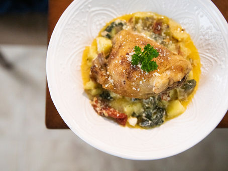 Tuscan Chicken and Potatoes