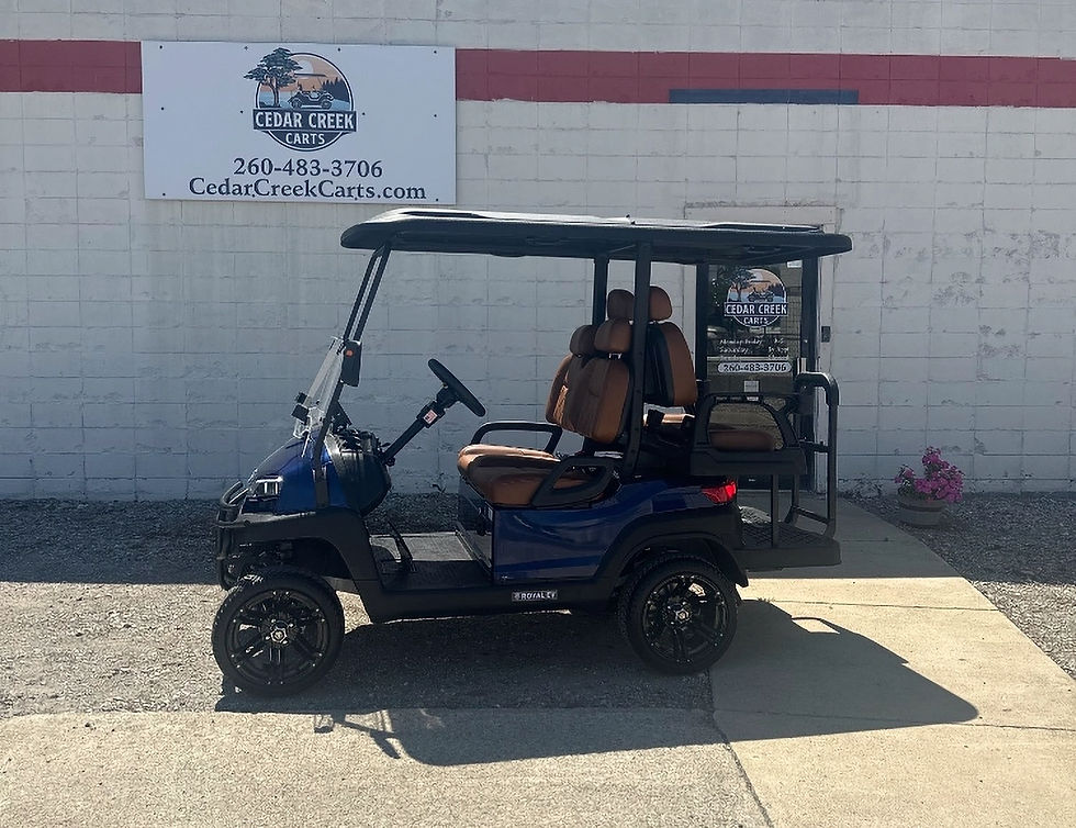 Thumbnail: #1112 - 2026 Crown 4 Passenger 48V Lithium (Blue) C4