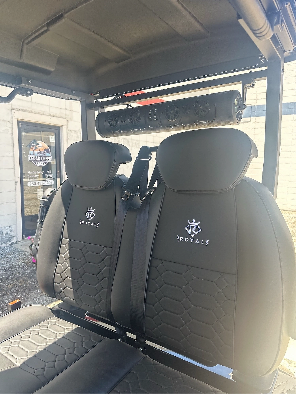 Thumbnail: #1110 - 2026 Majesty  72V Lithium 4 Passenger All Forward Facing (Black) M4FF2