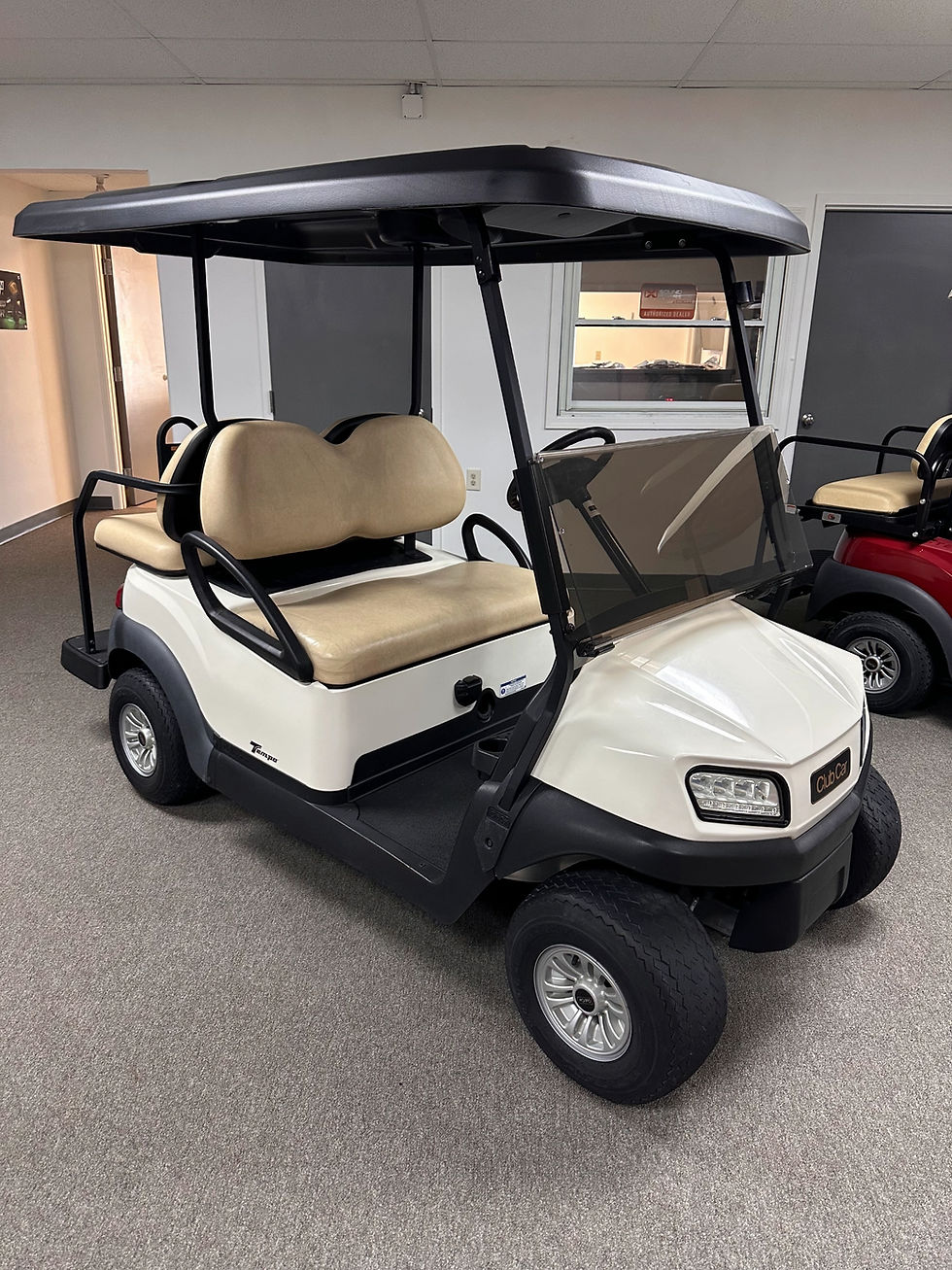 #1090 - 2020 Club Car Tempo 48V 4 Passenger angle view