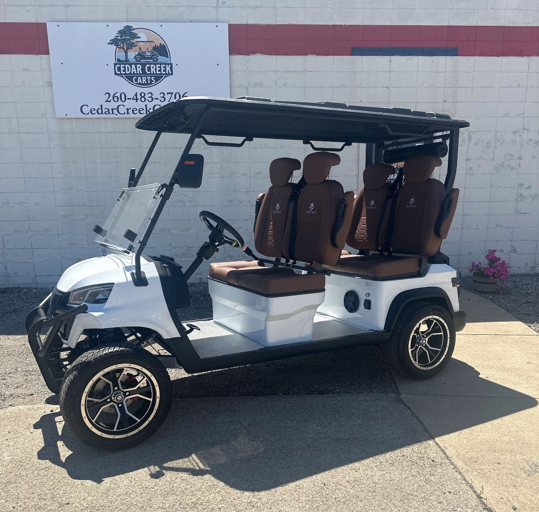 #1109 - 2026 Majesty 72V Lithium 4 Passenger All Forward Facing (White)