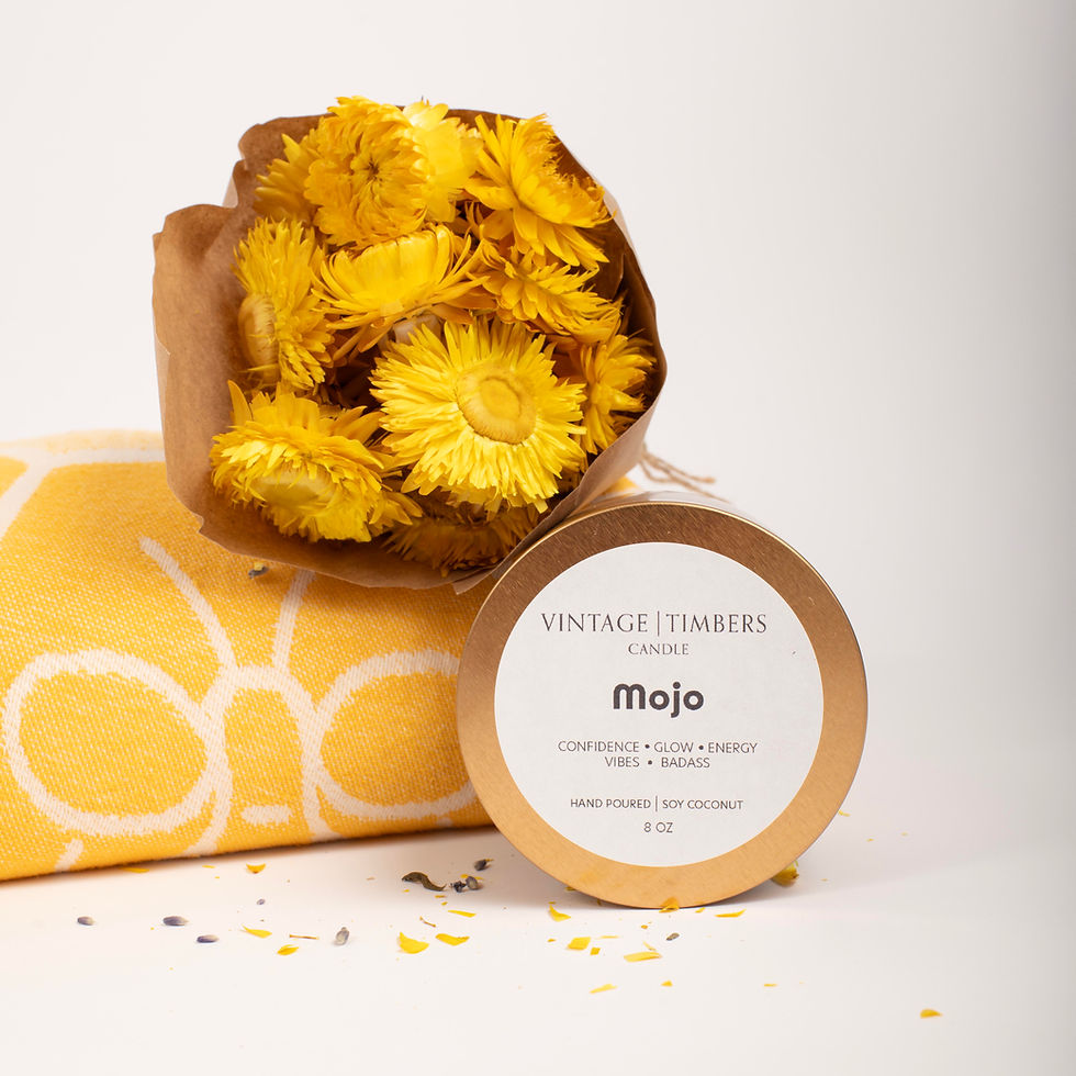 Thumbnail: Find Your Mojo – Relaxation Gift Box with Candle, Bath Soak & Towel (Under $60)
