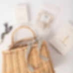 A beautifully curated Darling Pampering Gift Basket filled with calming bath essentials and presented in our signature handwo