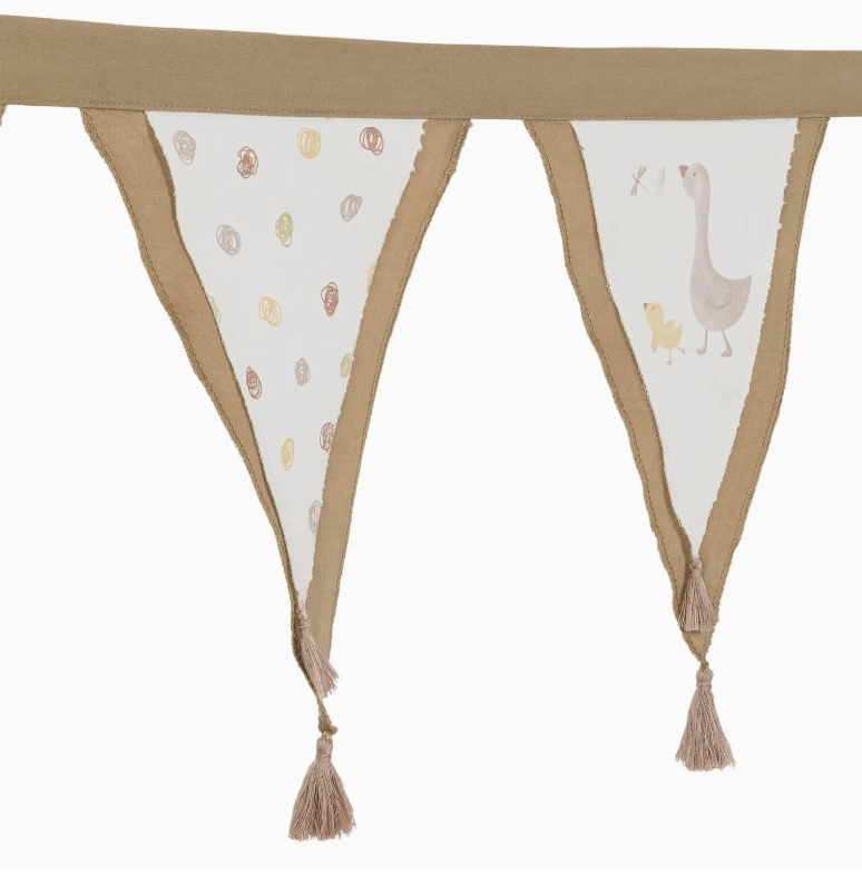 Charlie Farmhouse Goose Fabric Garland