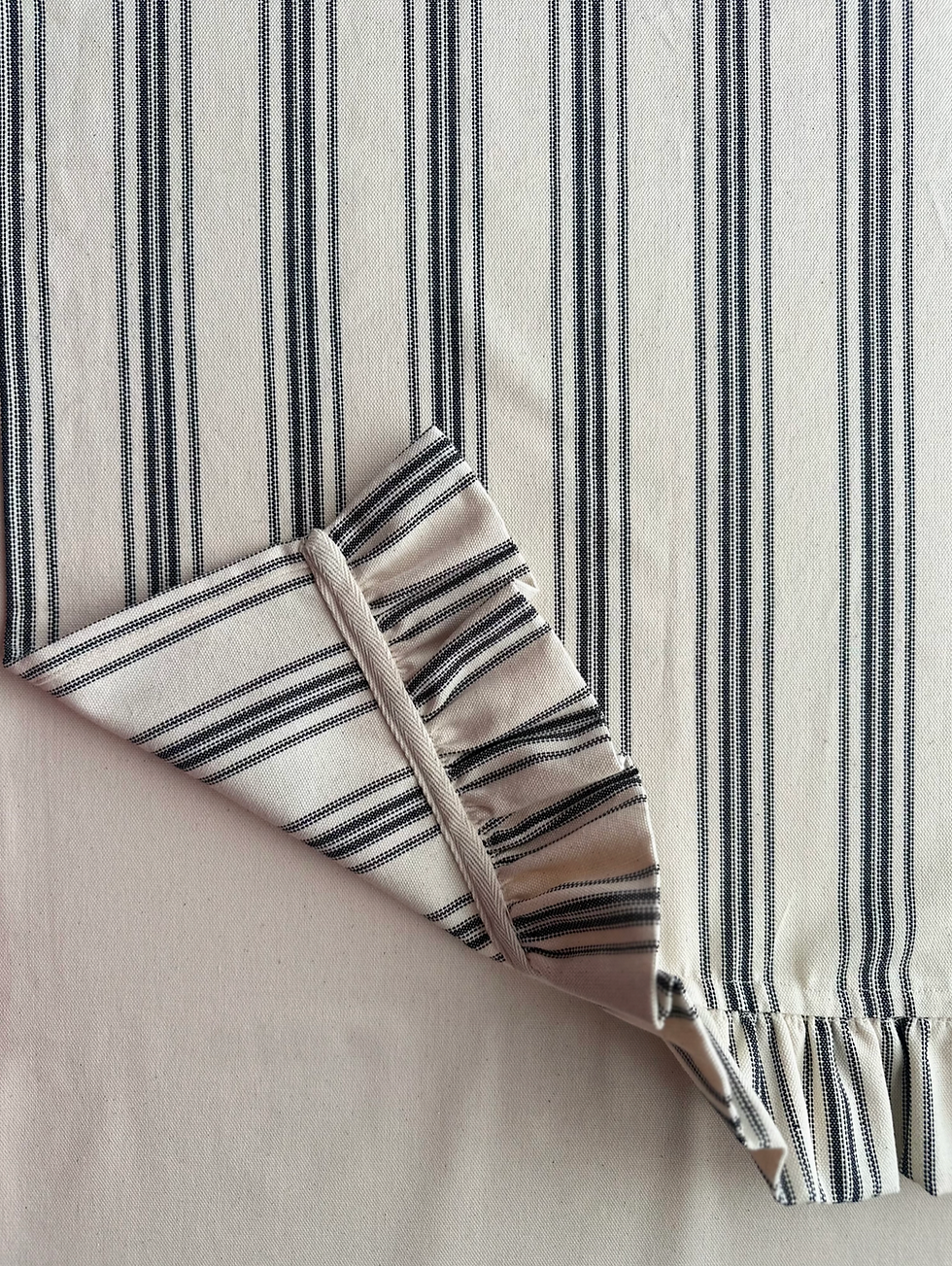 Farmhouse Ruffles and Stripes Tea Towel