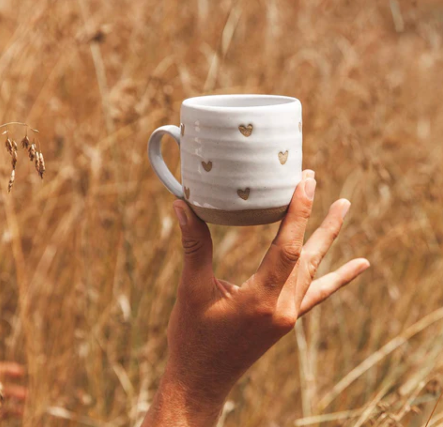 Thumbnail: Farmhouse Pottery Confetti Heart Mug