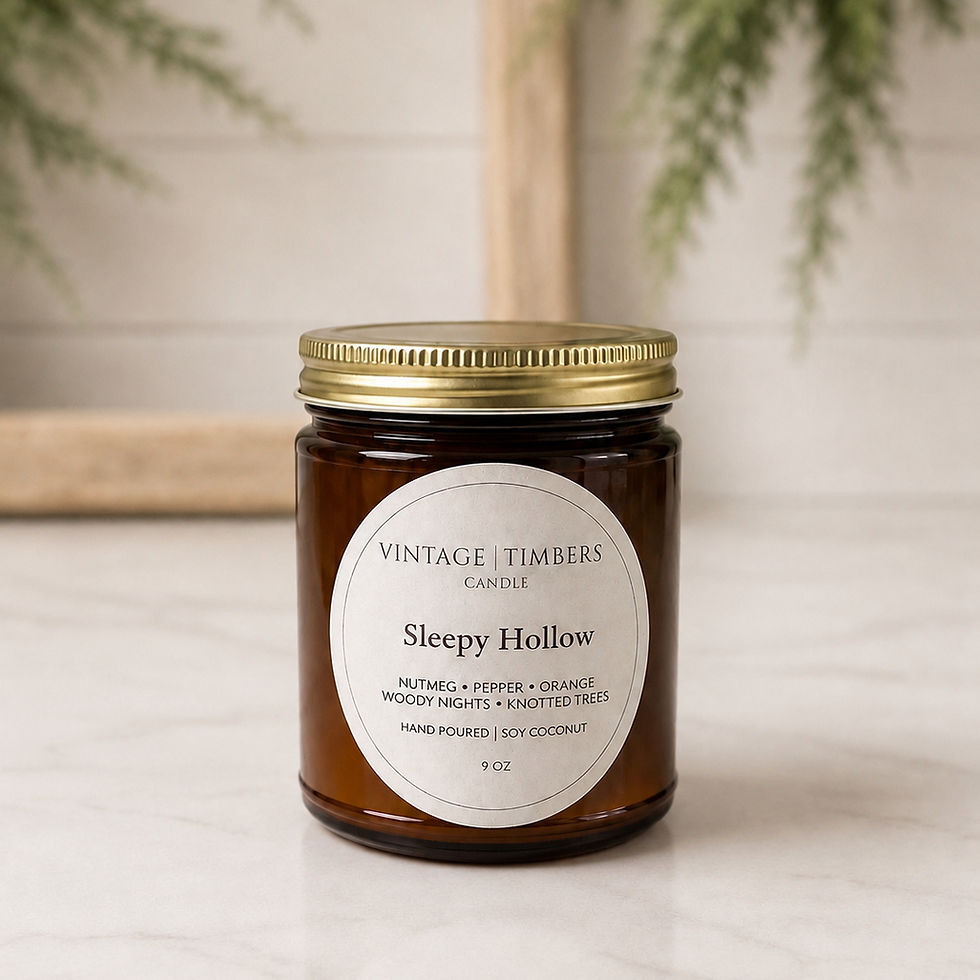 Vintage Timbers Sleepy Hollow Scented Candle