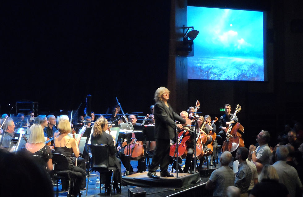 Keith Emerson conducting the BBC Concert Orchestra, Barbican Hall, 10th July 2015