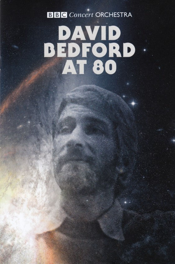 Concert programme for David Bedford at 80