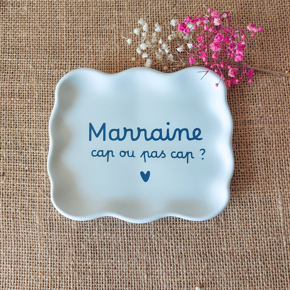 Miniature : Vide poche cadeau demande marraine/parrain