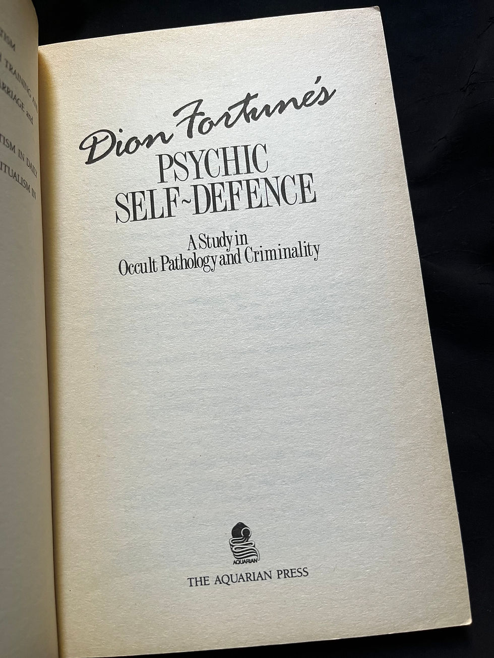 Thumbnail: Psychic Self-Defence