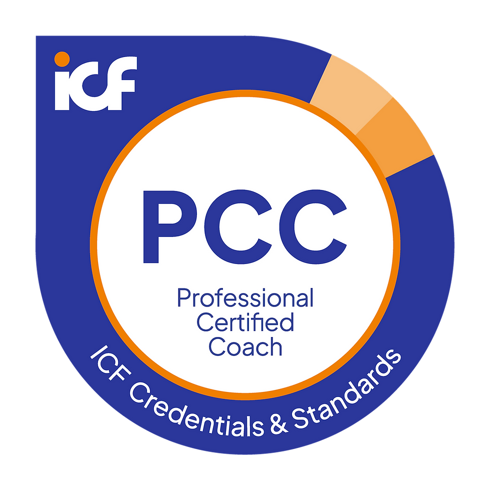 Professional Certified Coach (PCC) badge released by the International Coaching Federation (ICF)