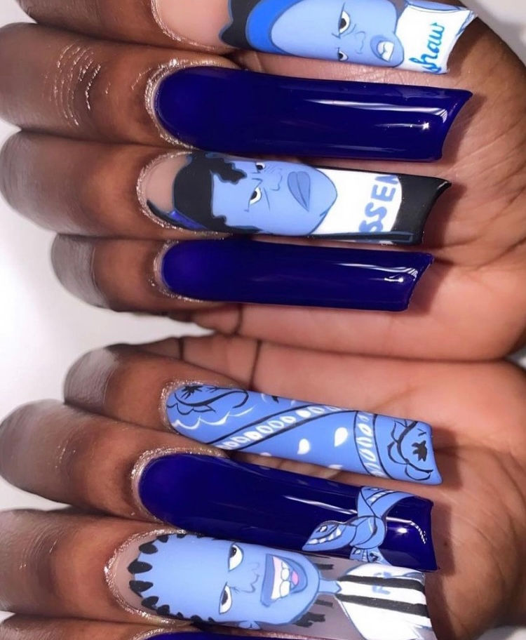 THE GROSS SISTA'S (PROUD FAMILY) PRESS ON NAILS