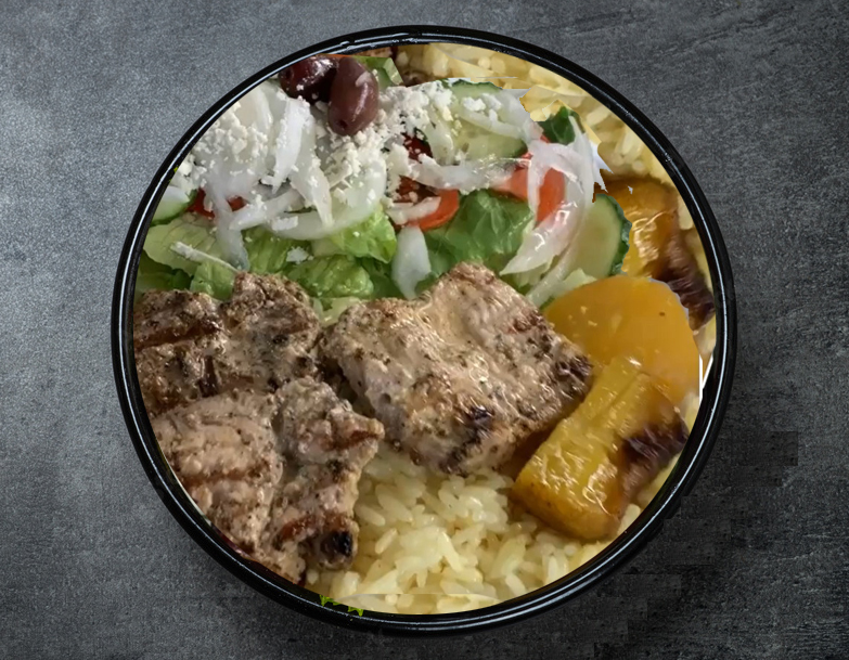 Arranged Food and Objects