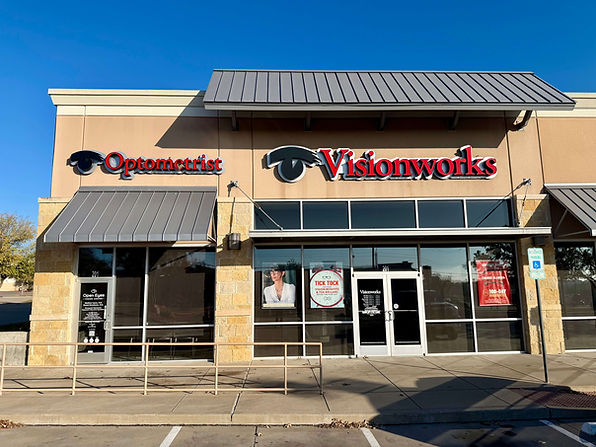 Open Eyes Vision Center storefront in Weatherford