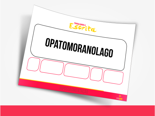 Miniatura: TRABALHANDO A ESCRITA (HIPOSSEGMENTAÇÃO E HIPERSEGMENTAÇÃO) / PDF