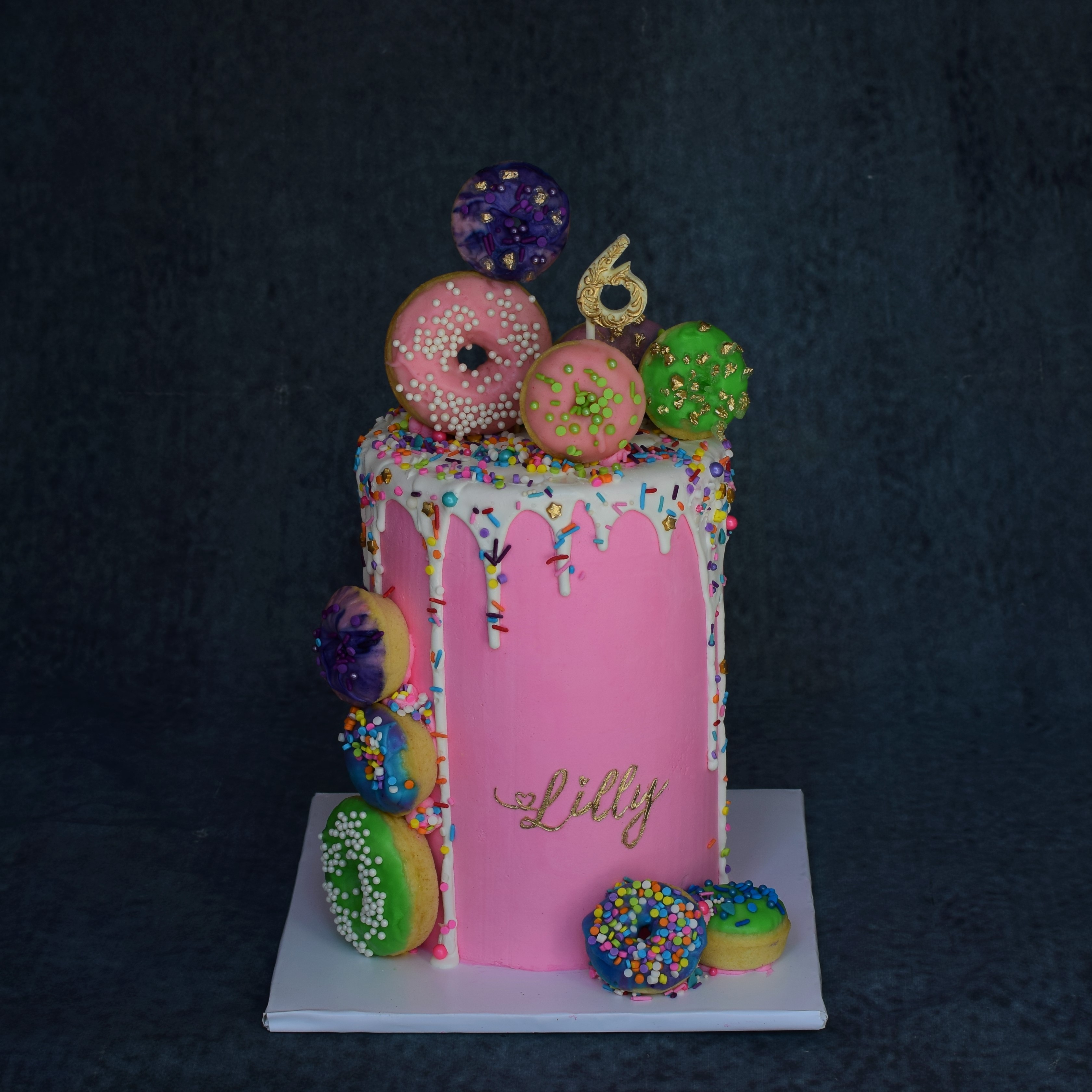 Donut Birthday Cake