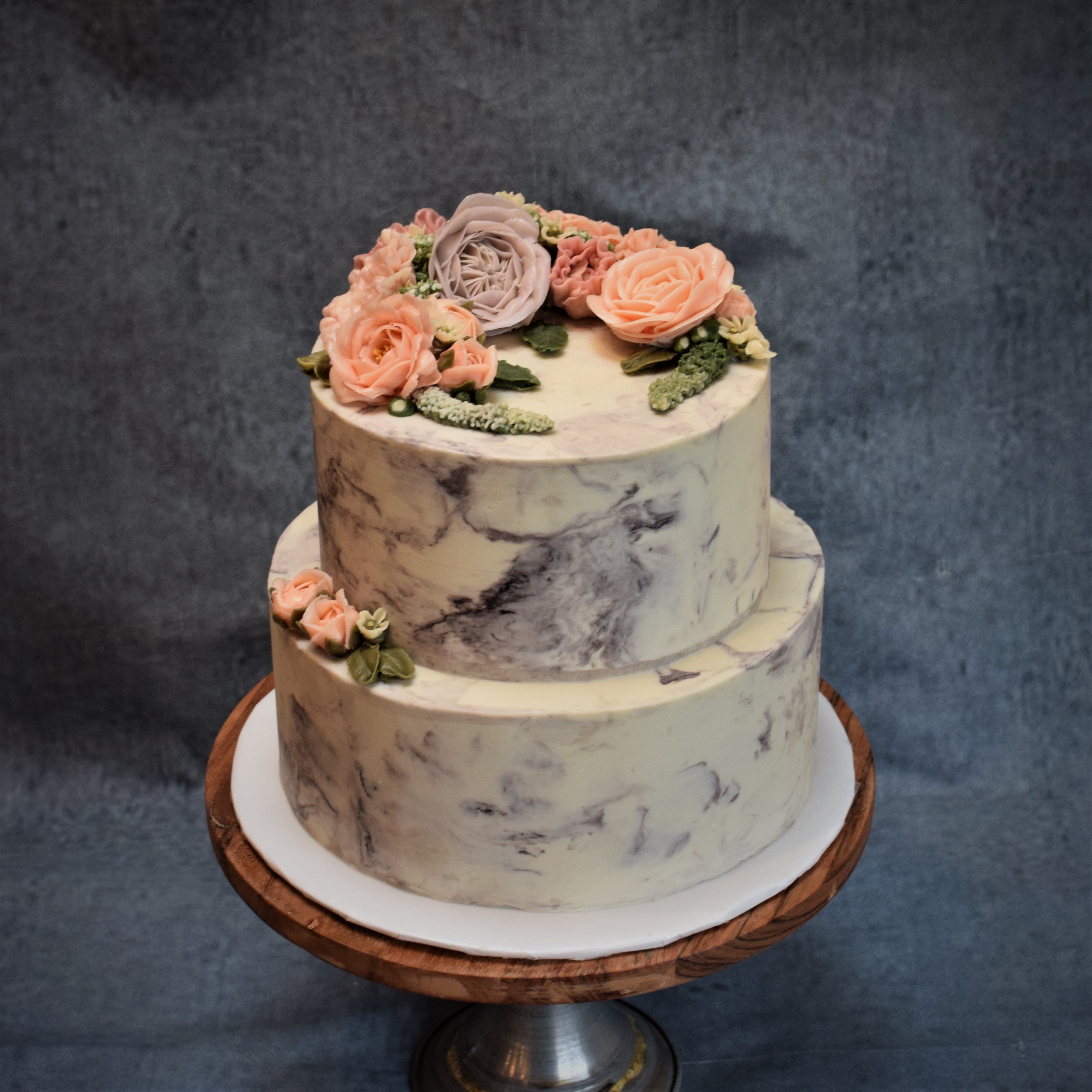 Floral Wedding Cake