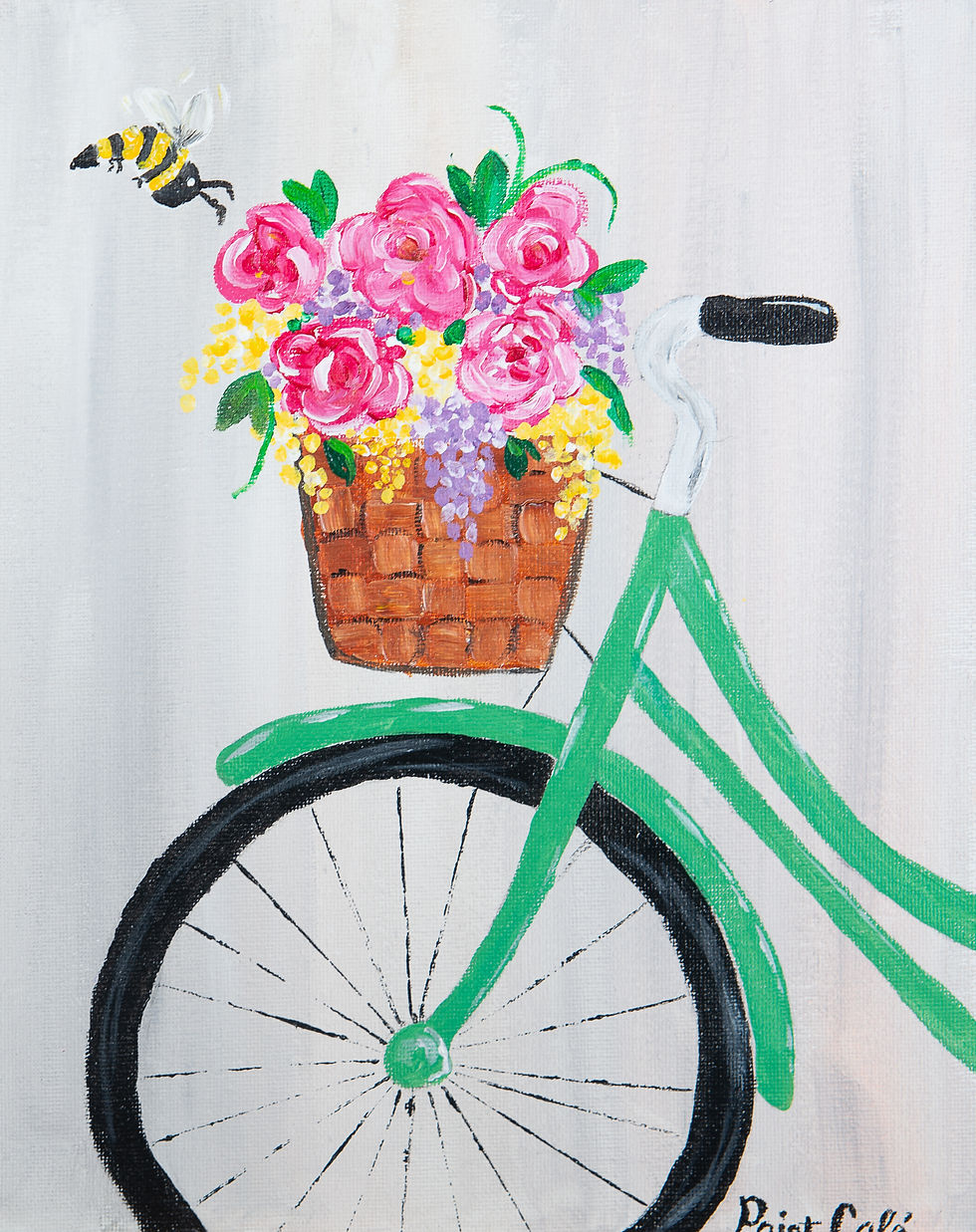Lente op de fiets - PaintCafé