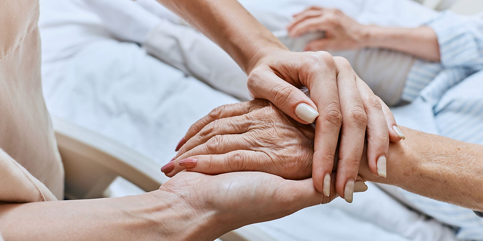 bedside support for dying patients