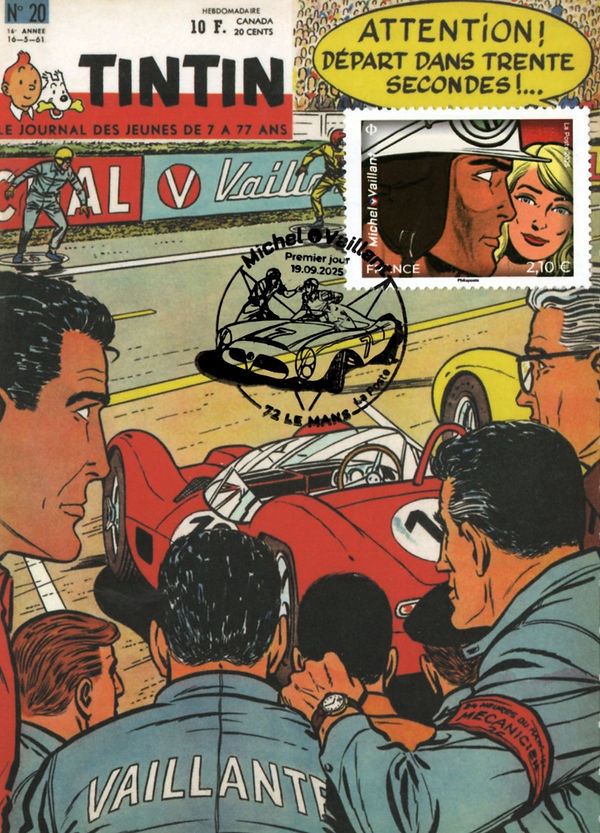 2025 5898 (A1) MF - Michel Vaillant (détail BD) - E.19.09.2025 Ed.Graton 3 OPJ Le Mans (72