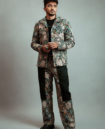 Jacquard Carpenter Pants