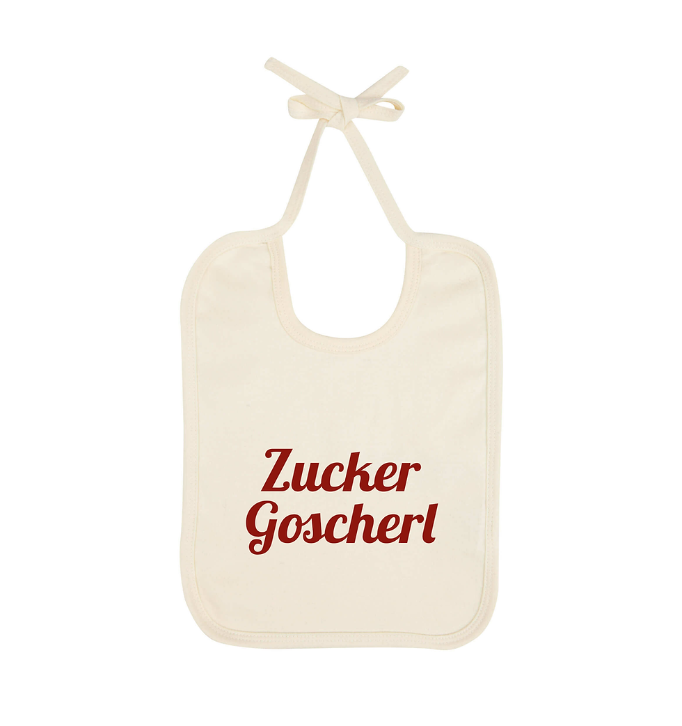 Miniaturbild: Baby Lätzchen 'Zucker Goscherl'