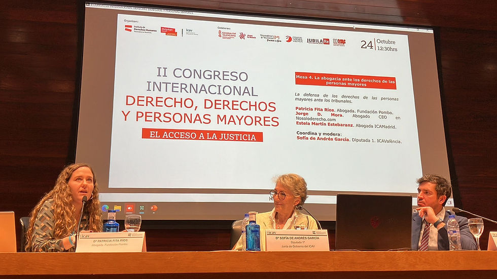 “La abogacía tiene el deber de garantizar que la edad nunca sea una barrera para el acceso a la justicia” – Patricia Fita en el II Congreso Internacional de Derechos y Personas Mayores