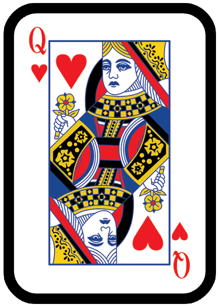 2531 Queen of Hearts Card