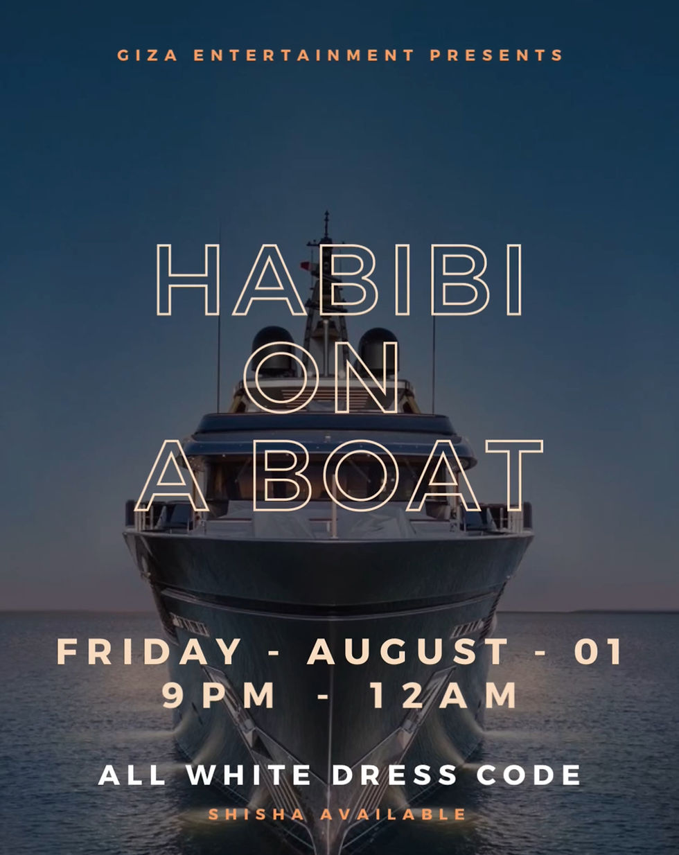 HABIBI ON A BOAT - ALL WHITE EDITION