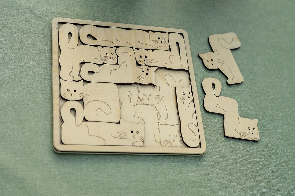 Miniaturbild: Puzzlespiel Katzen