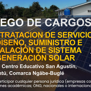 Pliego de Cargo: Contratación de Servicio de diseño, suministros e instalación de generación de energía solar en Centro Educativo de Kankintú