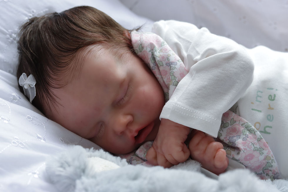 TWIN A by Bonnie Brown Reborn BabyDoll with Hair Ready to Ship