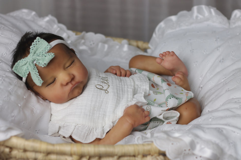 Thumbnail: Reborn Baby LEVI sculpted by Bonnie Brown with Hair  Ready to Ship 💘