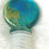 Thumbnail: Teal and Gold Wine Stopper