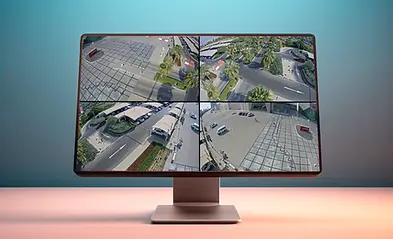 4cameras surveillance 360 by day